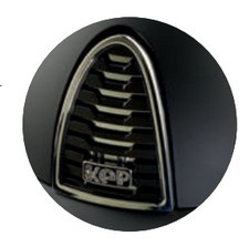 Kask KEP Cromo 2.0 Matt with Chrome Mirrors and Crystals - czarny z czarnymi paskami