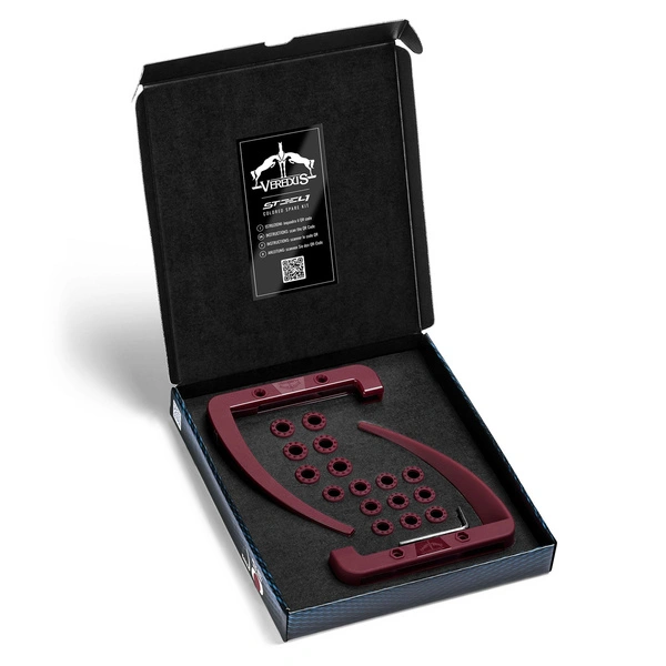 Wymienny zestaw do strzemion Veredus Vita Stirrup Steel1 - bordowe