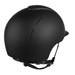 Kask KEP Smart Matt - czarny z brązowymi paskami