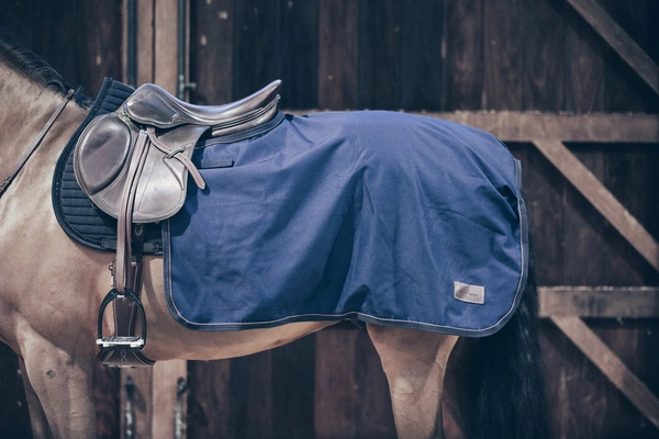 Kentucky półderka do jazdy Quarter Rug All Weather 160g - granatowa