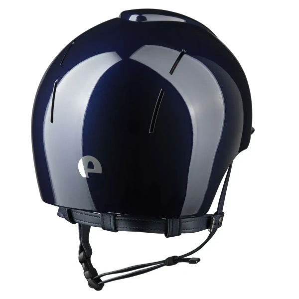 Kask KEP Smart NOVA Polish - granatowy z granatowymi paskami