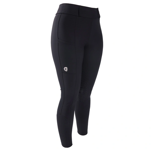 Damskie legginsy Kentucky Classic z kolanowym lejem - granatowe