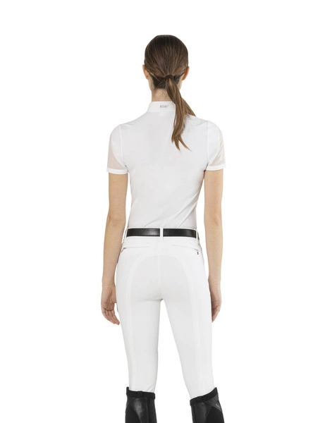 Damska koszula konkursowa z krótkim rękawem Ego7 Teresa - biała