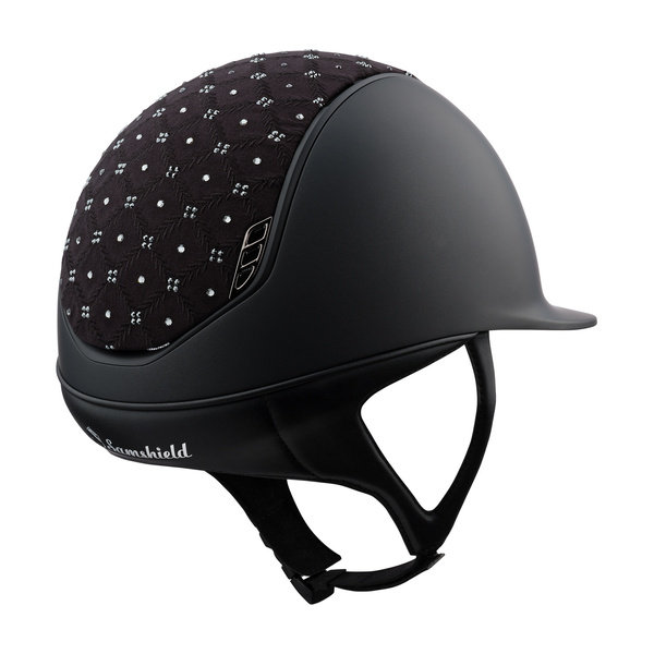 Kask Samshield Shadowmatt Royal Flower Swarovski 2.0 - Black