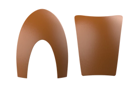 Panele KEP 2.0 Leather Beige - przód + tył