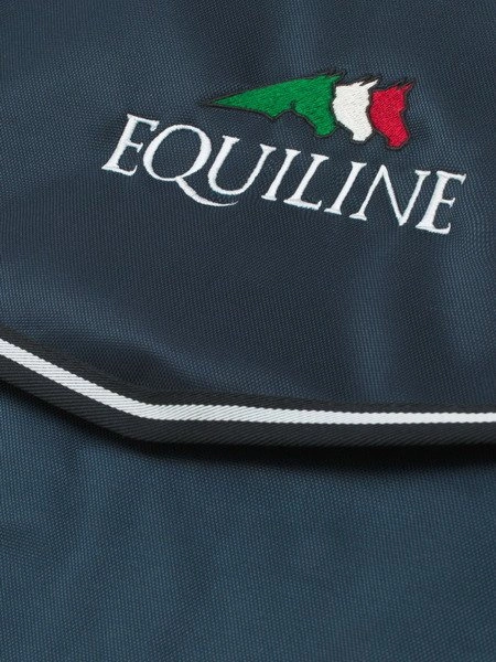 Długa kurtyna Equiline Wave - czarna