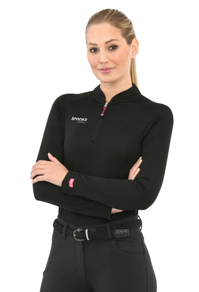 Techniczna koszulka treningowa Spooks Corah Longsleeve - czarna