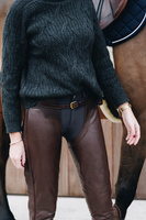 Czapsy Leather Long Chaps Dy'on - brąz