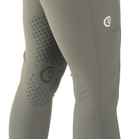 Damskie legginsy Kentucky Classic z kolanowym lejem - khaki