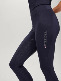 Legginsy Tommy Hilfiger Amber - granatowe