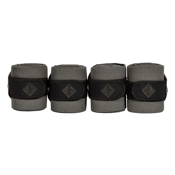 Kentucky bandaże wełniane Polar Fleece Bandage Show Vegan Wool - szare