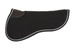 Kentucky podkładka pod siodło Absorb - czarna z brązową lamówką