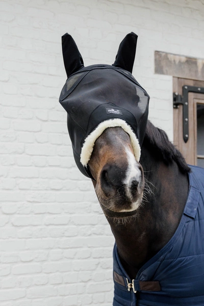 Kentucky maska na owady Skin Friendly - z uszami czarna