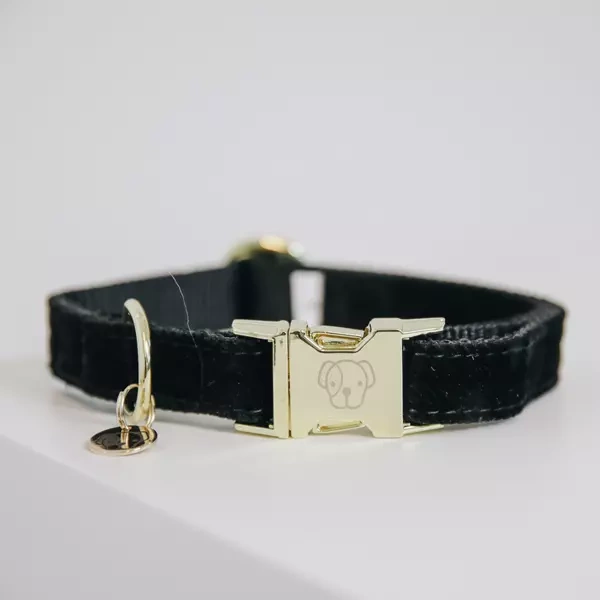 Obroża Kentucky Corduroy - czarna