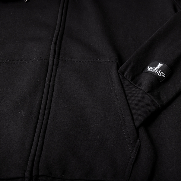 Bluza Kingsland Classic Unisex Sweat Jacket - czarna