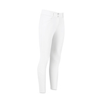 Damskie bryczesy Kentucky Miami z pełnym lejem - białe