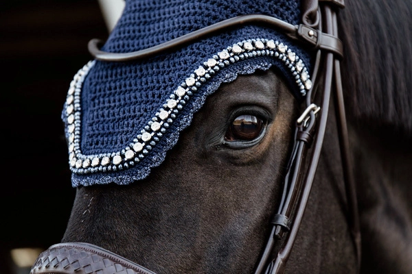 Kentucky nauszniki Wellington BIG Stone & Pearl - granatowe