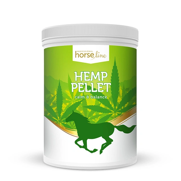 HorseLinePRO Hemp Pellet preparat wyciszający i odprężający 1500g