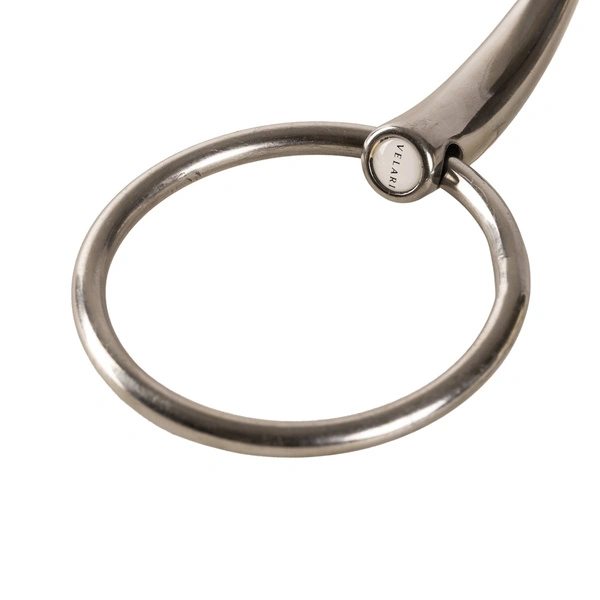 Velari wędzidło Snaffle Single Jointed Loose Ring Stainless Steel 16 mm