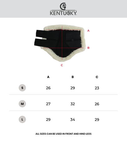 Kentucky ochraniacze Turnout Air - białe