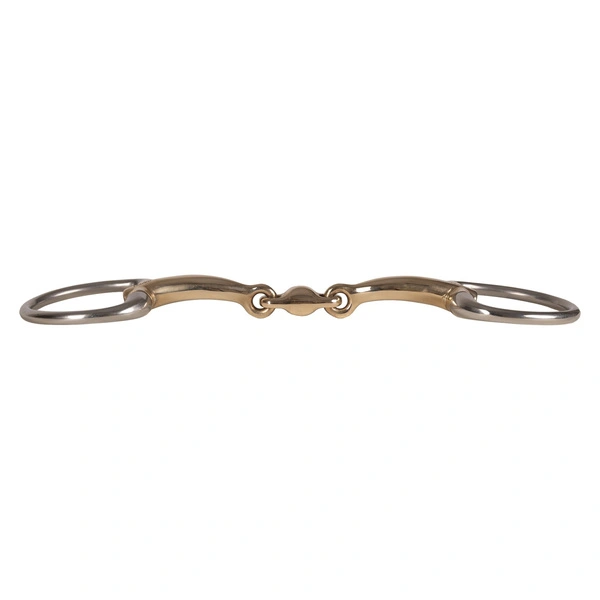 Velari wędzidło Eggbutt Double Jointed Sweet Copper 16 mm