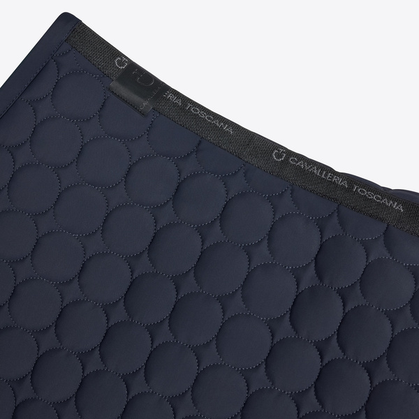 Czaprak Circle Quilted Jumping Saddle Pad - granatowy