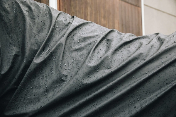 Kentucky derka przeciwdeszczowa do jazdy RainCoat Hurricane - szara