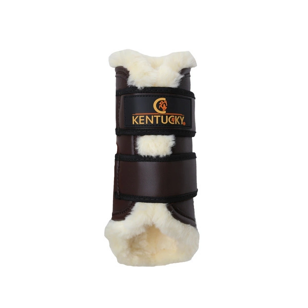Kentucky skórzane ochraniacze Turnout - brązowe
