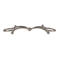 Velari wędzidło Full Cheek Bit Single Jointed Stainless Steel 14 mm