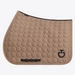 Czaprak Circle Quilted Jumping Saddle Pad - beżowy