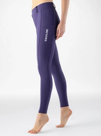 Legginsy z wysokim stanem Equiline Steref - ciemny fiolet