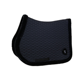 Kentucky czaprak Fake Fur Plaited Quilt - czarny