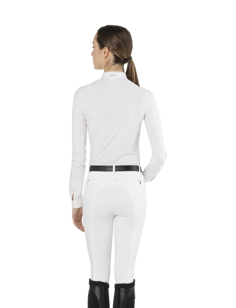 Damska koszula konkursowa z długim rękawem Ego7 Nina - biała