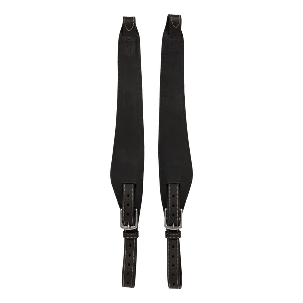 Puśliska Dy'on Leather Stirrup Straps Mono - czarne
