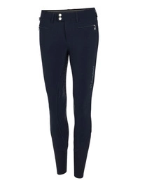 Damskie bryczesy Samshield Diane z pełnym lejem - granatowe