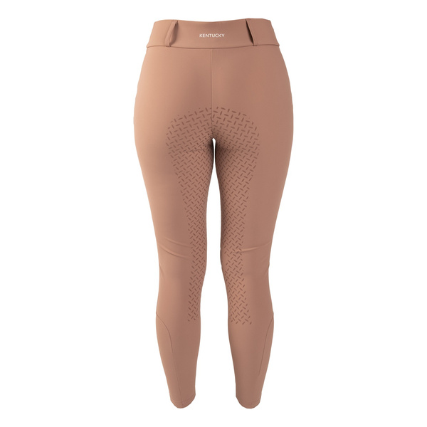 Damskie legginsy Kentucky Classic z pełnym lejem - pudrowy róż