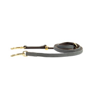 Pleciona smycz Kentucky Nylon 2m - szara