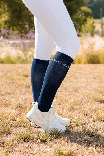 Trzypak skarpetek Kentucky Glitter - granatowe