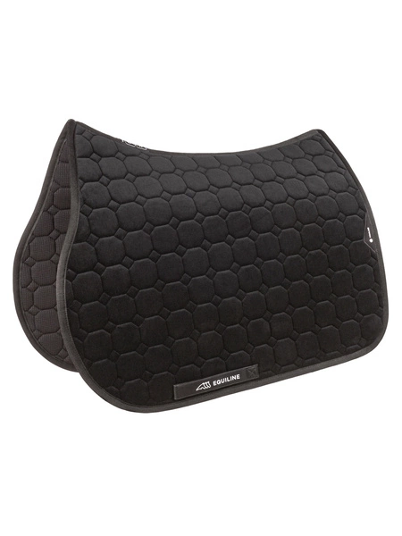 Czaprak Equiline Velvet Octagon Garog - czarny