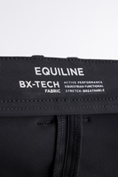 Damskie bryczesy Equiline Cornek z lejem kolanowym BX-TECH - czarne