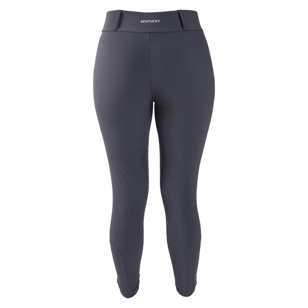 Damskie legginsy Kentucky Classic z kolanowym lejem - niebieskie
