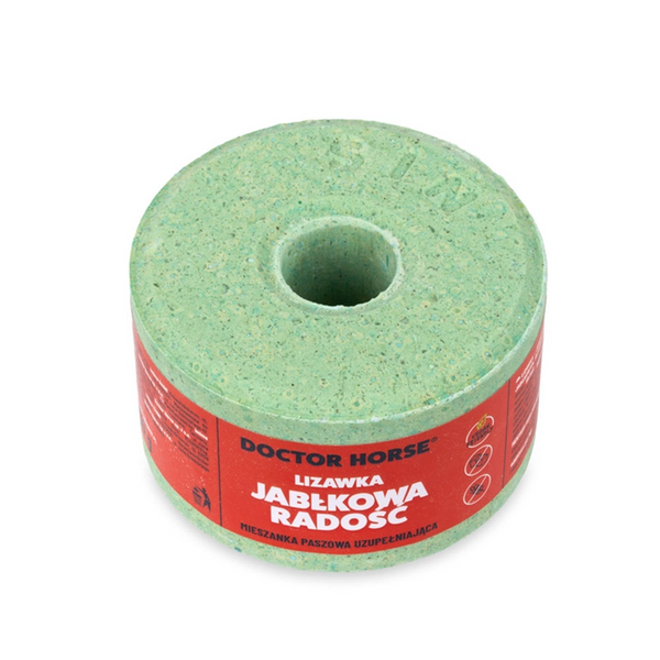 Doctor Horse - lizawka dla koni - Jabłkowa Radość – Jabłko 750g