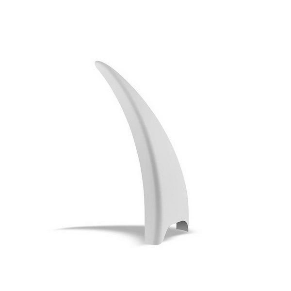 Strzemiona Safe Riding S2 srebrne z białą nakładką