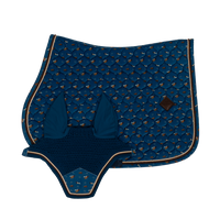 Kentucky czaprak Velvet Horse printing - granatowy