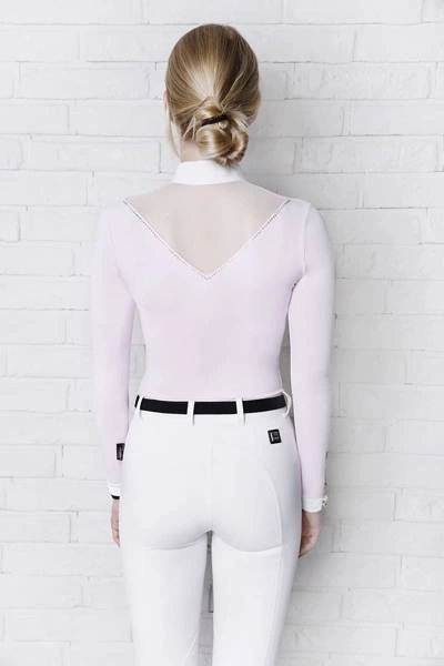 Koszula konkursowa Fleur de Lys Poppy - pudrowy róż