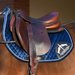 Veredus czaprak skokowy Saddlecloth Jumping S1 Velvet - granatowy