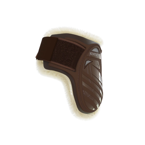 Kentucky Vegan Sheepskin Young Horse Fetlock na zadnie nogi - brązowe