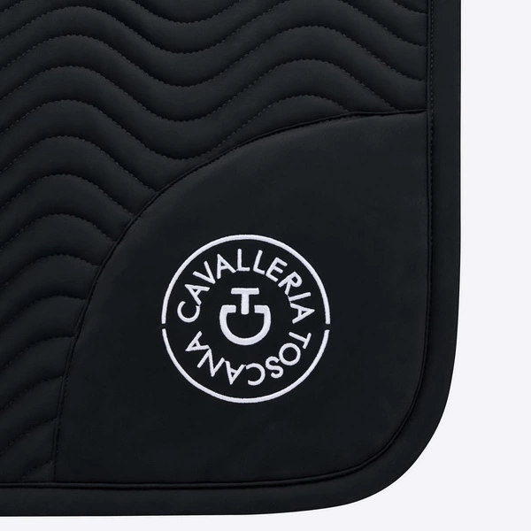 Czaprak Double Orbit Wave Quilted - czarny