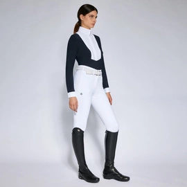 Koszula konkursowa Cavalleria Toscana CAD097 - granatowa