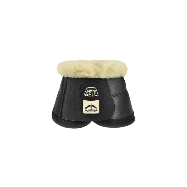 Veredus kalosze Safety-Bell Save The Sheep z naturalnym futrem - czarne